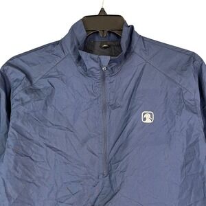 Blue Performance 1/2 Zip Golf Windbreaker Mens M Activewear Outerwear Clubhouse